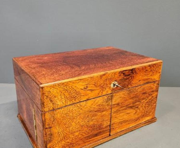 Immaculate Edwardian Rosewood Games Compendium with Original Contents - Image 4