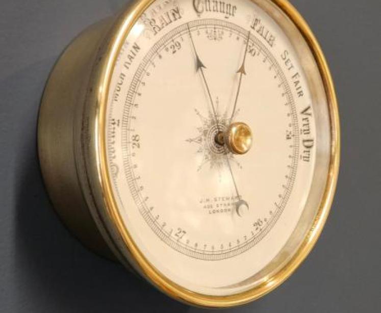 Victorian Marine Barometer by Steward of London - Image 4