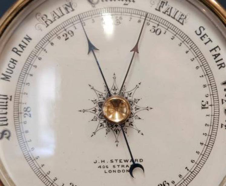 Victorian Marine Barometer by Steward of London - Image 6