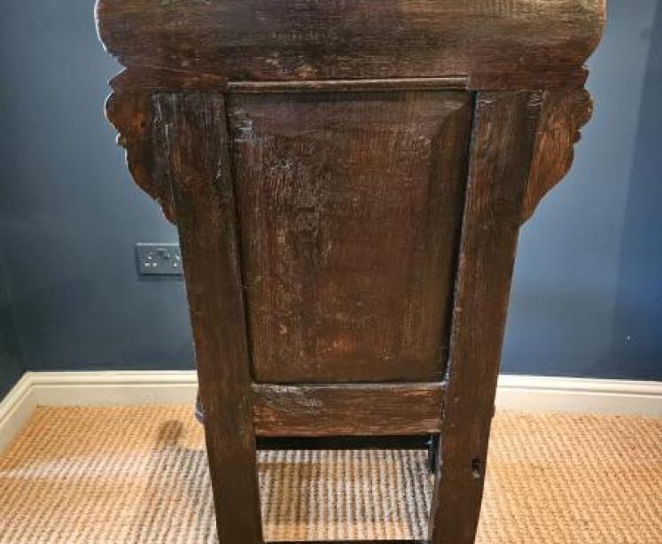 Charles II Oak Wainscot Chair - Image 4