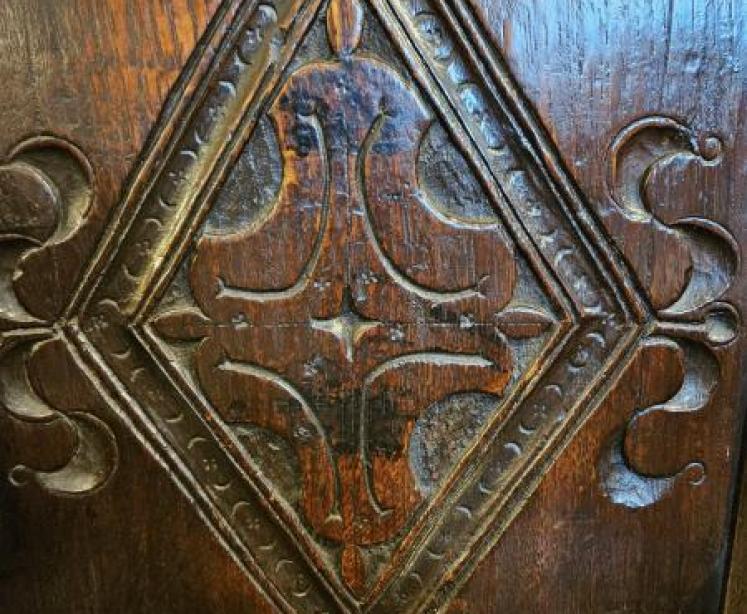 Charles II Oak Wainscot Chair - Image 7