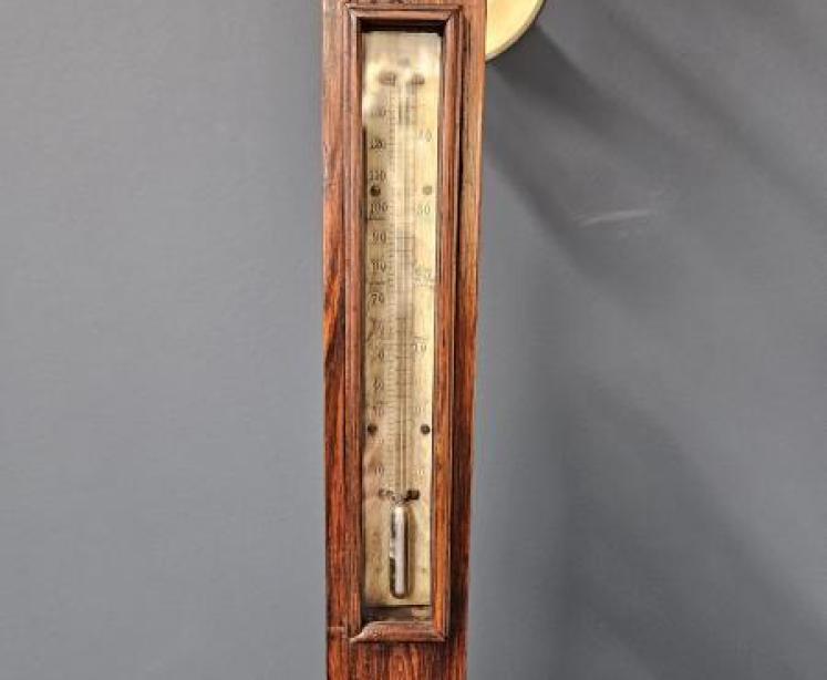 Victorian Marine Stick Barometer and Gimbal - Image 2