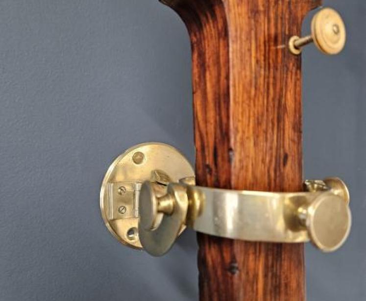 Victorian Marine Stick Barometer and Gimbal - Image 4