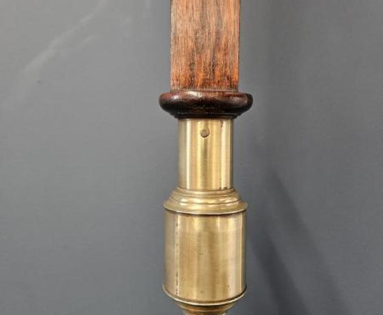 Victorian Marine Stick Barometer and Gimbal - Image 5