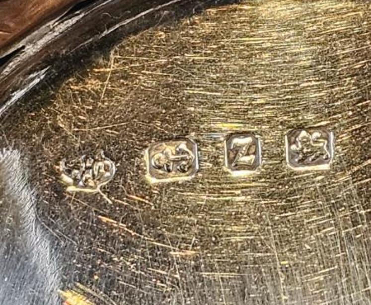 Victorian Silver Fretted Border Dish - Image 7