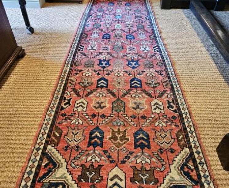 9' Persian Wool Runner  - Image 1