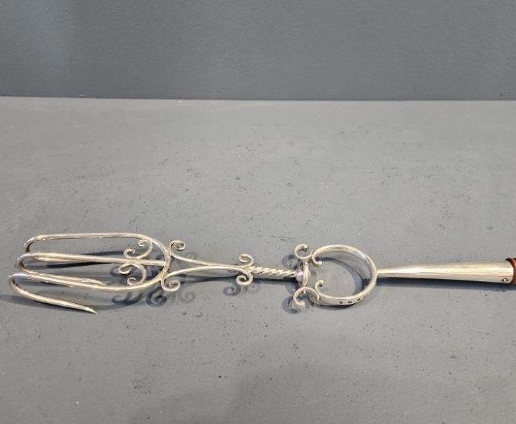 Rare Scottish Silver Toasting Fork - Image 4