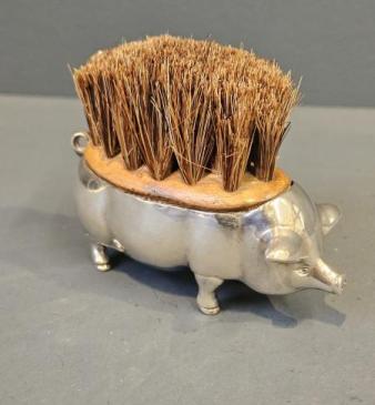 Edwardian Silver Pig Nib Wipe