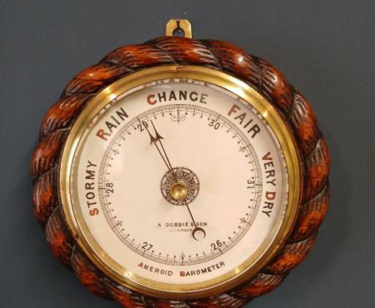 Victorian Dobbie of Glasgow Ships Barometer - Image 1