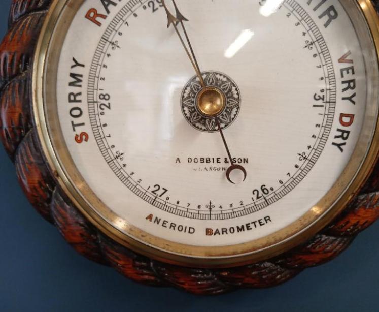 Victorian Dobbie of Glasgow Ships Barometer - Image 4