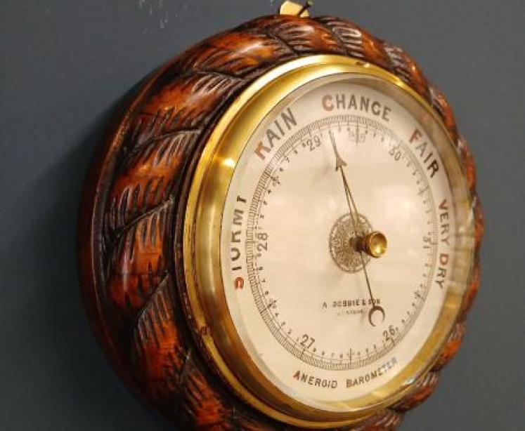 Victorian Dobbie of Glasgow Ships Barometer - Image 6