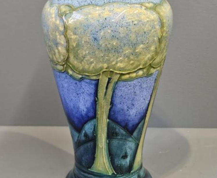Superb Moorcroft Moonlit Blue Vase - Image 2