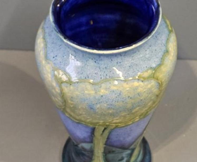 Superb Moorcroft Moonlit Blue Vase - Image 4