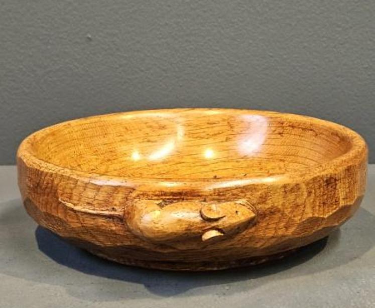 Thompsons of Kilburn Mouseman Nut Bowl - Image 1