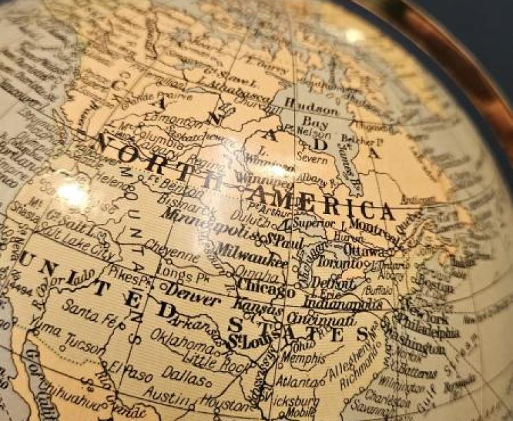 1930's Geographia 8" Terrestrial Globe  - Image 2