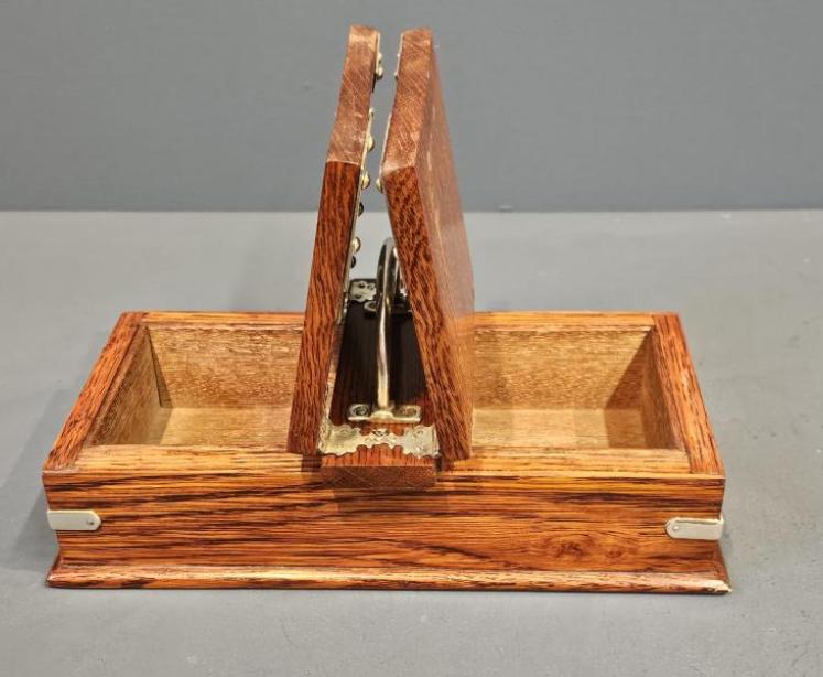 Victorian Oak Humidor Box - Image 3