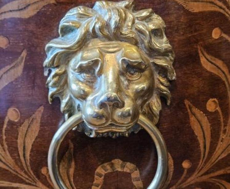 Superb Quality Victorian Edwards & Roberts Sheraton Inlaid Sideboard - Image 3