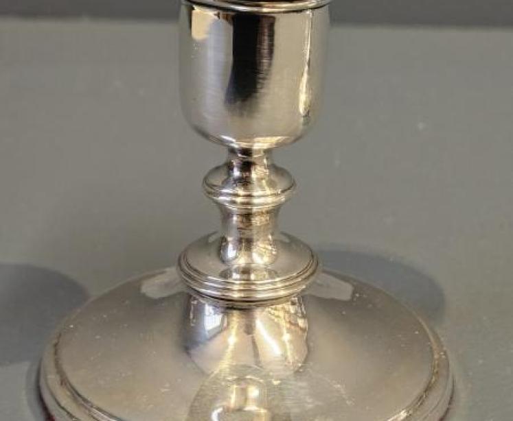Pair of Victorian Silver Candlesticks - Image 3