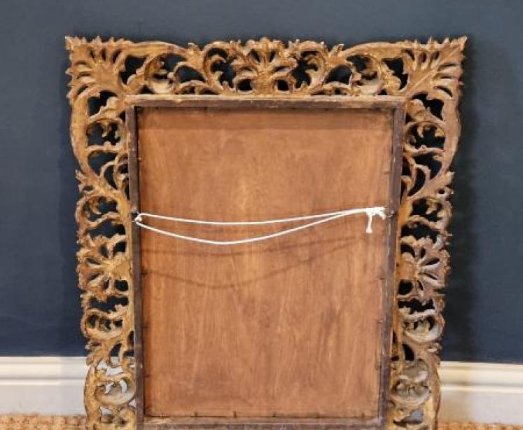 Victorian Timber Gilt Florentine Mirror - Image 6