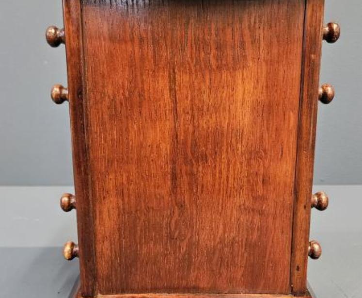 Large Edwardian Oak Perpetual Desk Calendar - Image 6