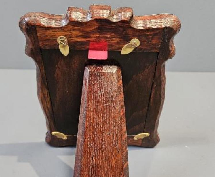 Edwardian Art Nouveau Heart Shaped Silver Photo Frame  - Image 2