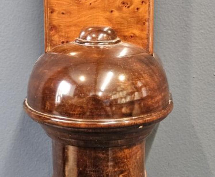 Early George II Stick Barometer by Simon Cade, Charring Cross - Image 4