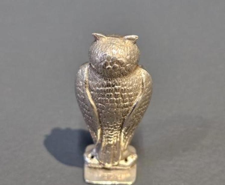 Rare Silver Owl Wax Seal - Image 4
