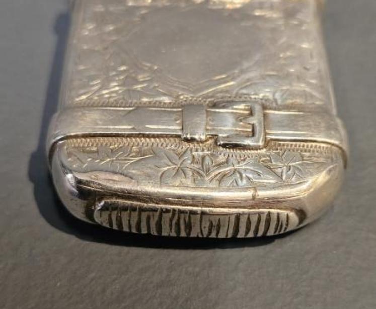 Superb Victorian Silver Wallet Vesta - Image 5
