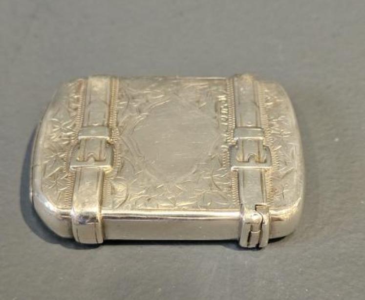 Superb Victorian Silver Wallet Vesta - Image 6