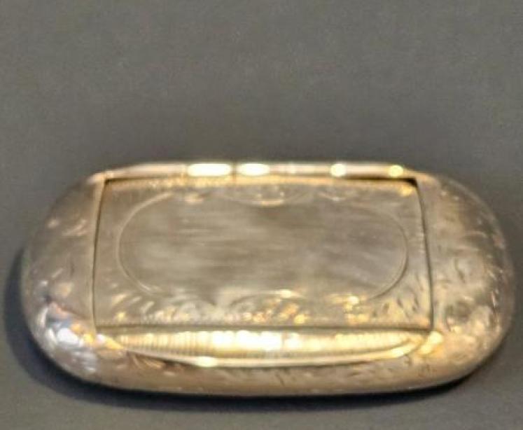 Victorian Silver Pocket Snuff - Image 2