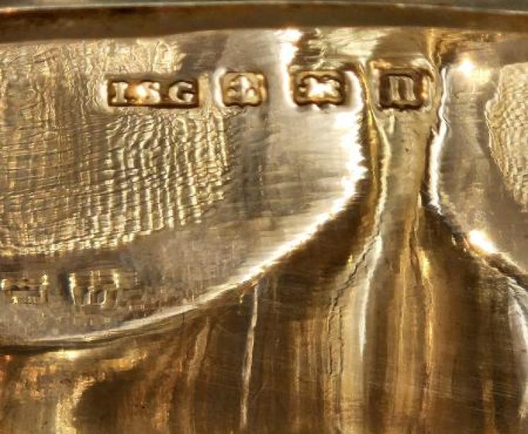 George V Engraved Silver Double Sovereign Case - Image 5