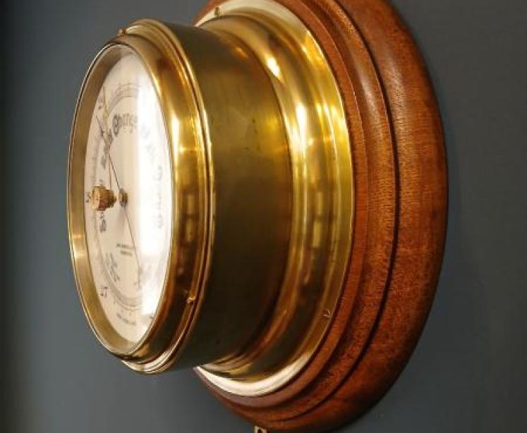 Victorian Barker of Kensington Bulkhead Barometer - Image 6