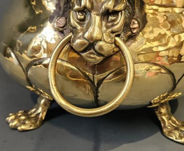 Victorian Brass Planter - Image 4