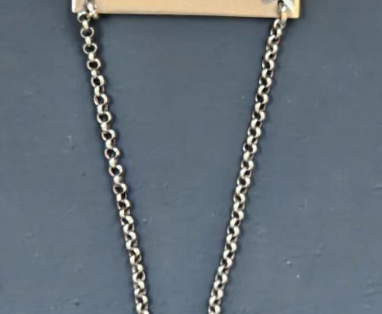 Silver and Enamel Italian Red Wine Label - Image 2