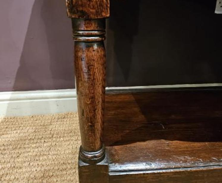 George III Country House Oak Dresser - Image 3