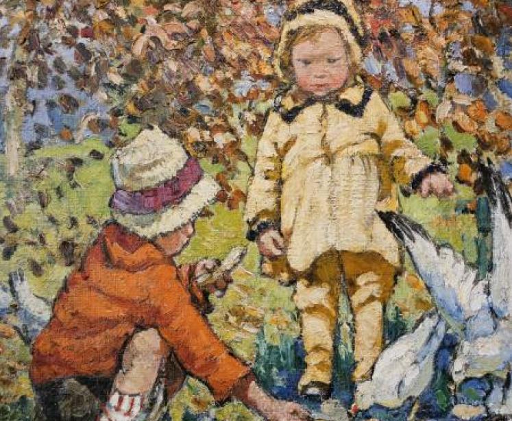 Oil on Board by Dorothea Sharp 'Autumn' - Image 2