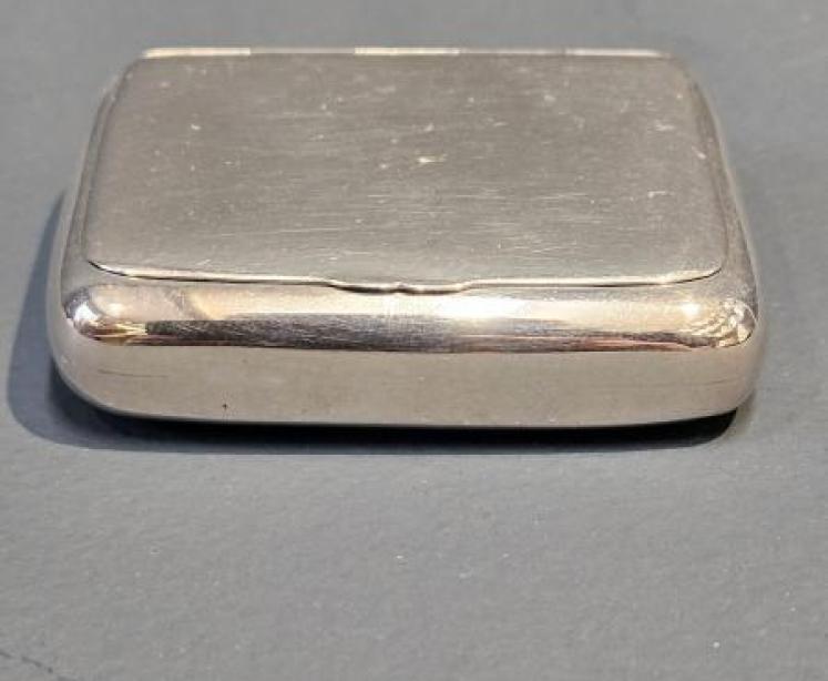 Edwardian Chester Silver Snuff Box - Image 3