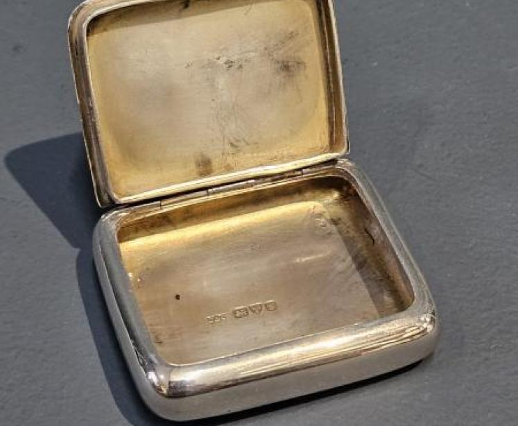 Edwardian Chester Silver Snuff Box - Image 6