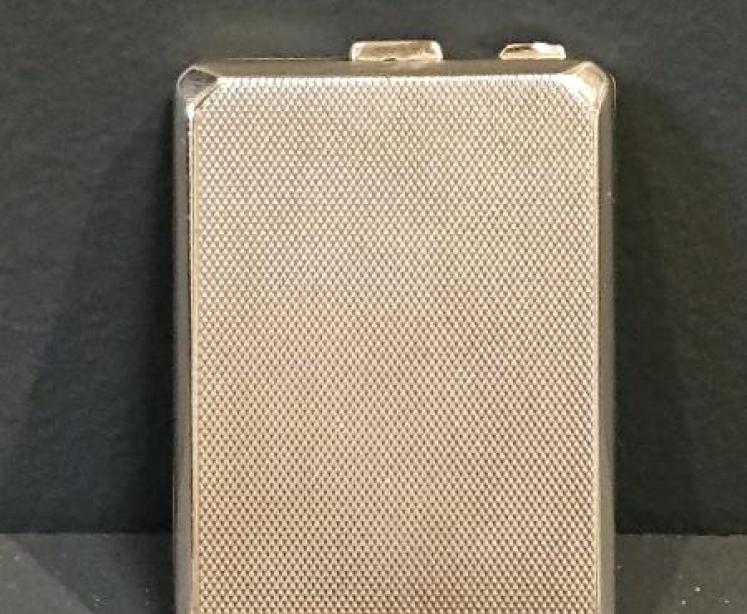 Silver and 9ct Gold Match Case - Image 2