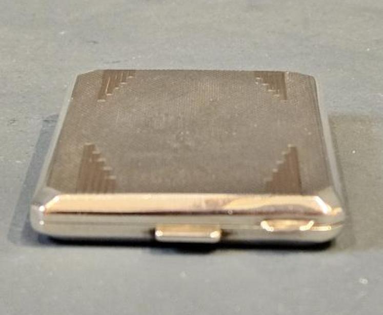 Silver and 9ct Gold Match Case - Image 5