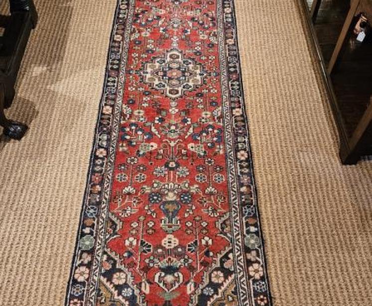 8.5 Foot Persian Pure Wool Runner - Image 1