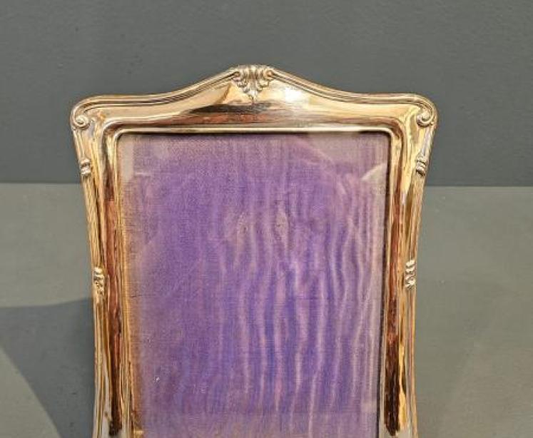 Embossed Silver Portrait Sized Photo Frame  - Image 1