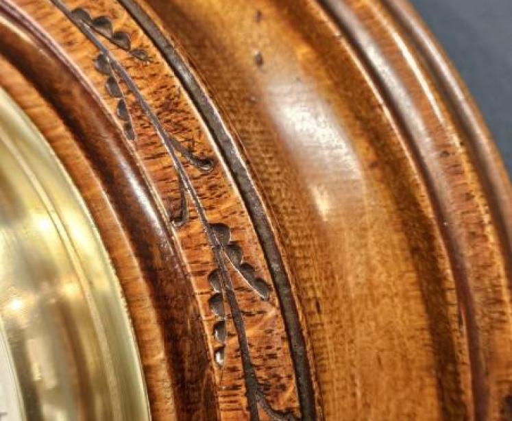 Victorian Oak Case Torquay Aneroid Barometer - Image 4