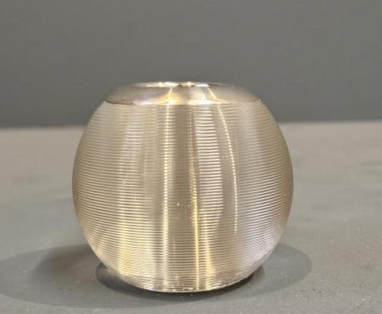 George V Silver and Crystal Match Striker - Image 2