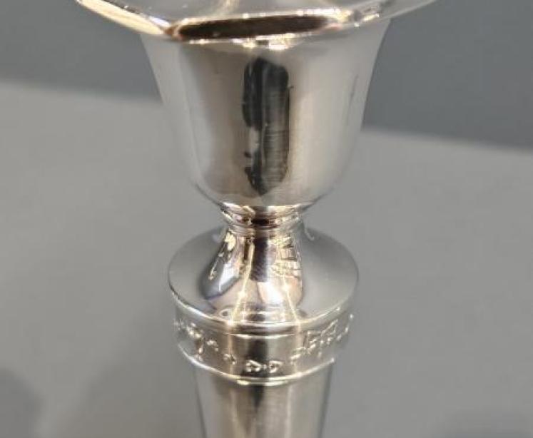 Pair of George V Silver Candlesticks  - Image 3