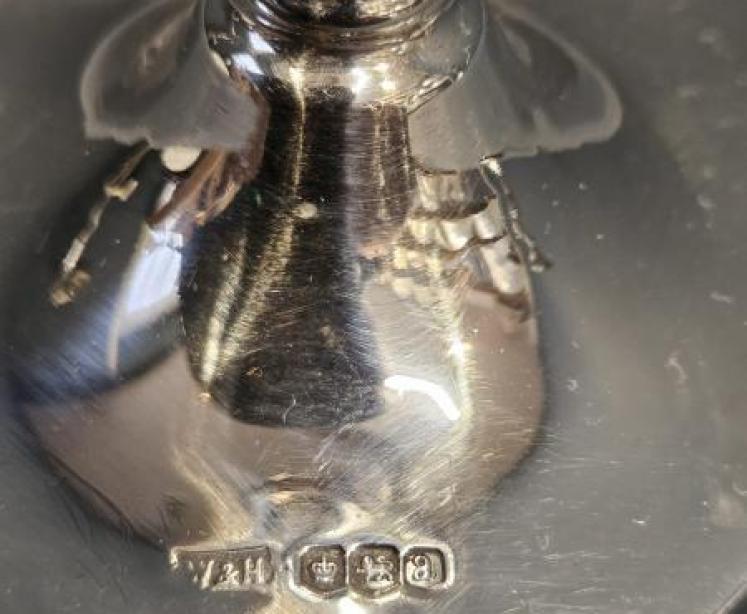 Pair of George V Silver Candlesticks  - Image 6