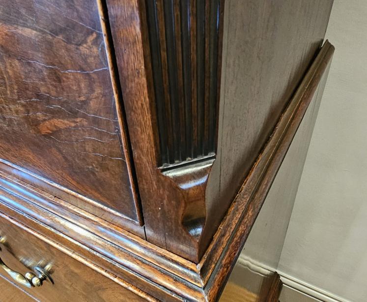 George III Mahogany Secretaire Chest on Chest - Image 3