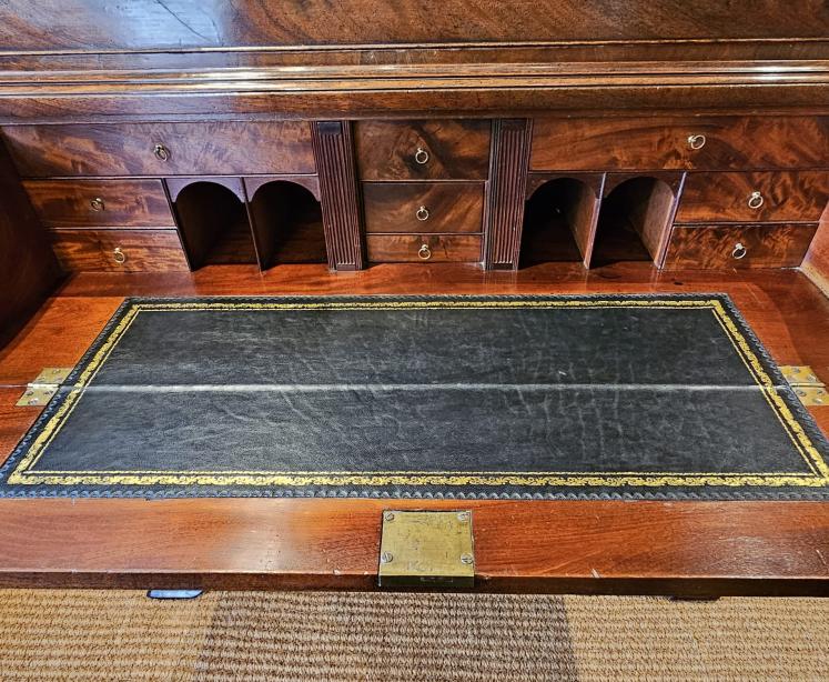 George III Mahogany Secretaire Chest on Chest - Image 11