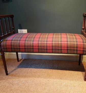 Fine Quality Early Victorian Mahogany Double Stool