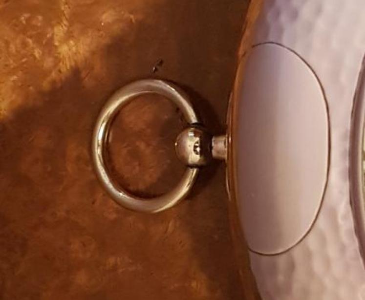 Rare Antique Silver Mounted Barometer - Image 3